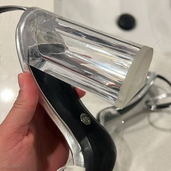 Zara • Silver wide heel vinyl sandals - Picture 9 of 10